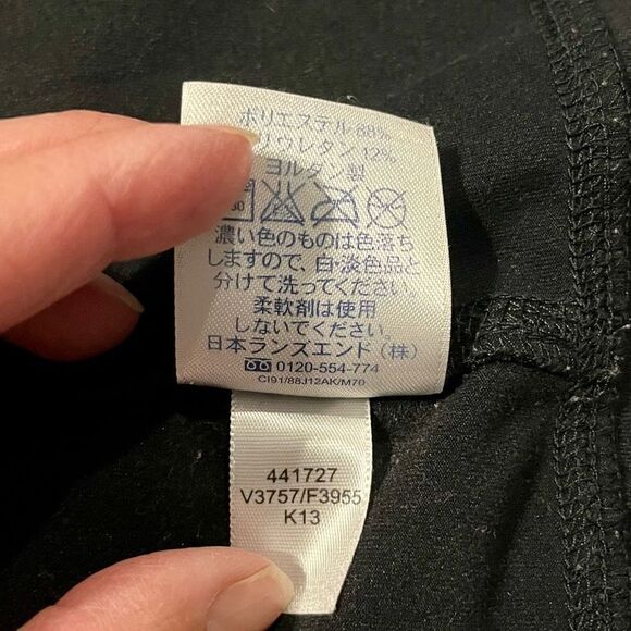 Lands End Women’s Black Hoodie Jacket Full Zip Up Small - Picture 9 of 13